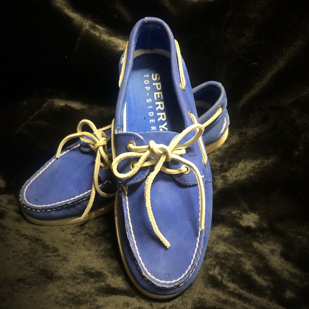 Men’s, Royal Blue, Sperry, Top-Siders, Size 8